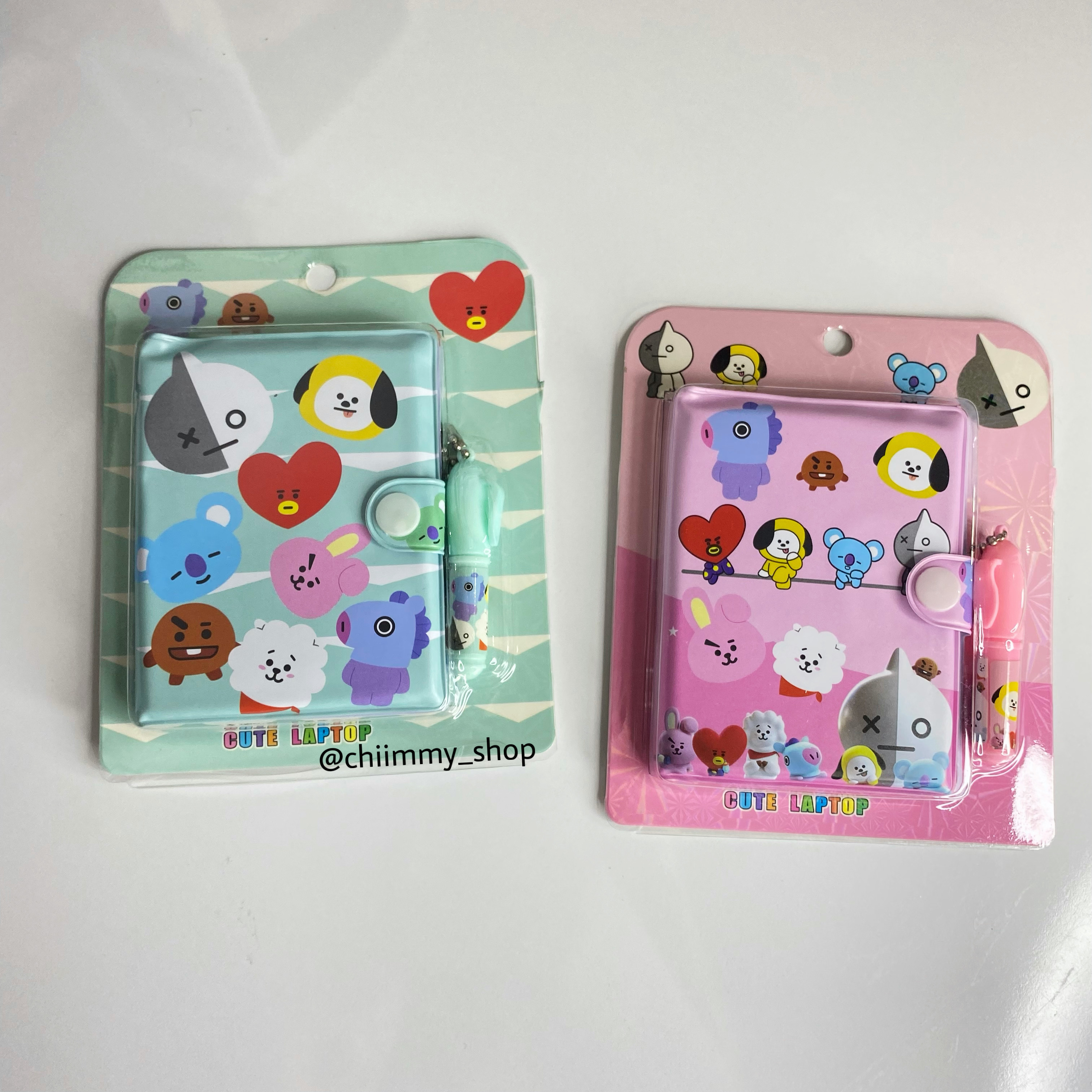 دفترچه و خودکار bt21