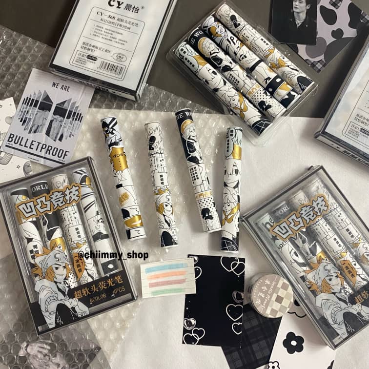 هایلایتر انیمه مشکی