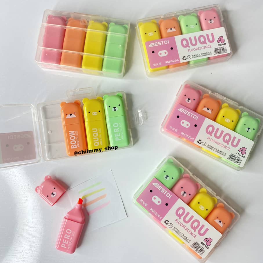 هایلایتر خرسی4تایی