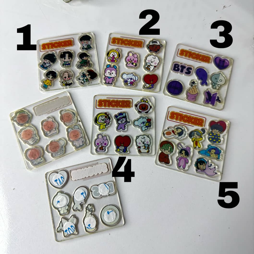 استیکر پلکسی bts