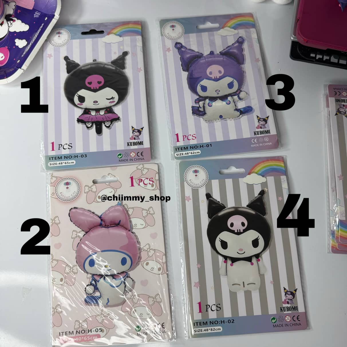 بادکنک فویلی کرومی ملودی