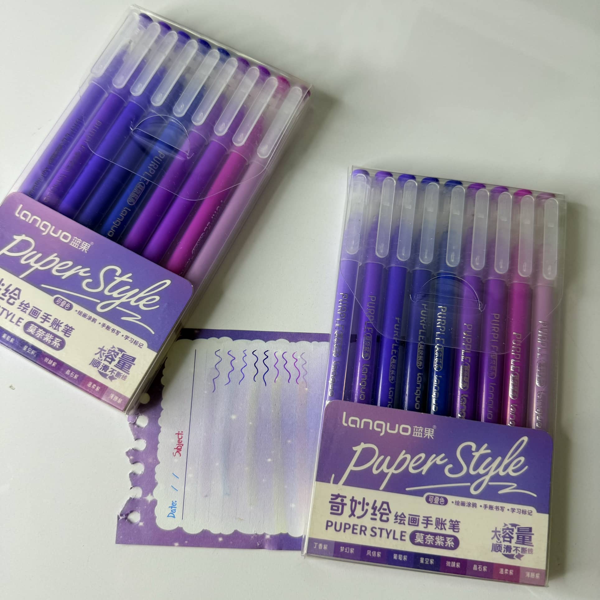 پک روانویس بنفش