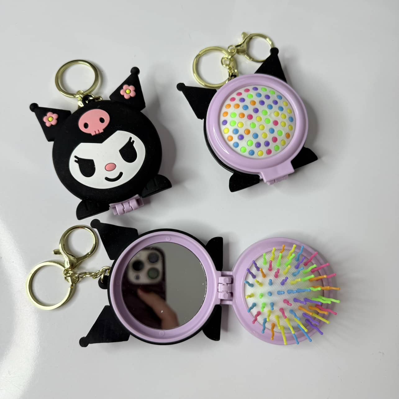 شانه و آینه کرومی