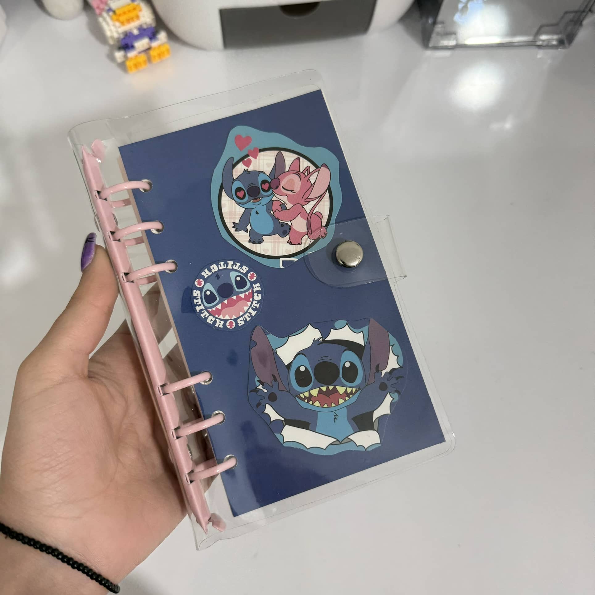 کلاسور شفاف استیچ