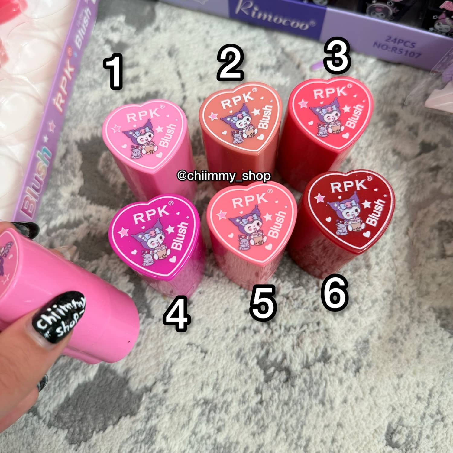 تینت لب ژله ای کرومی