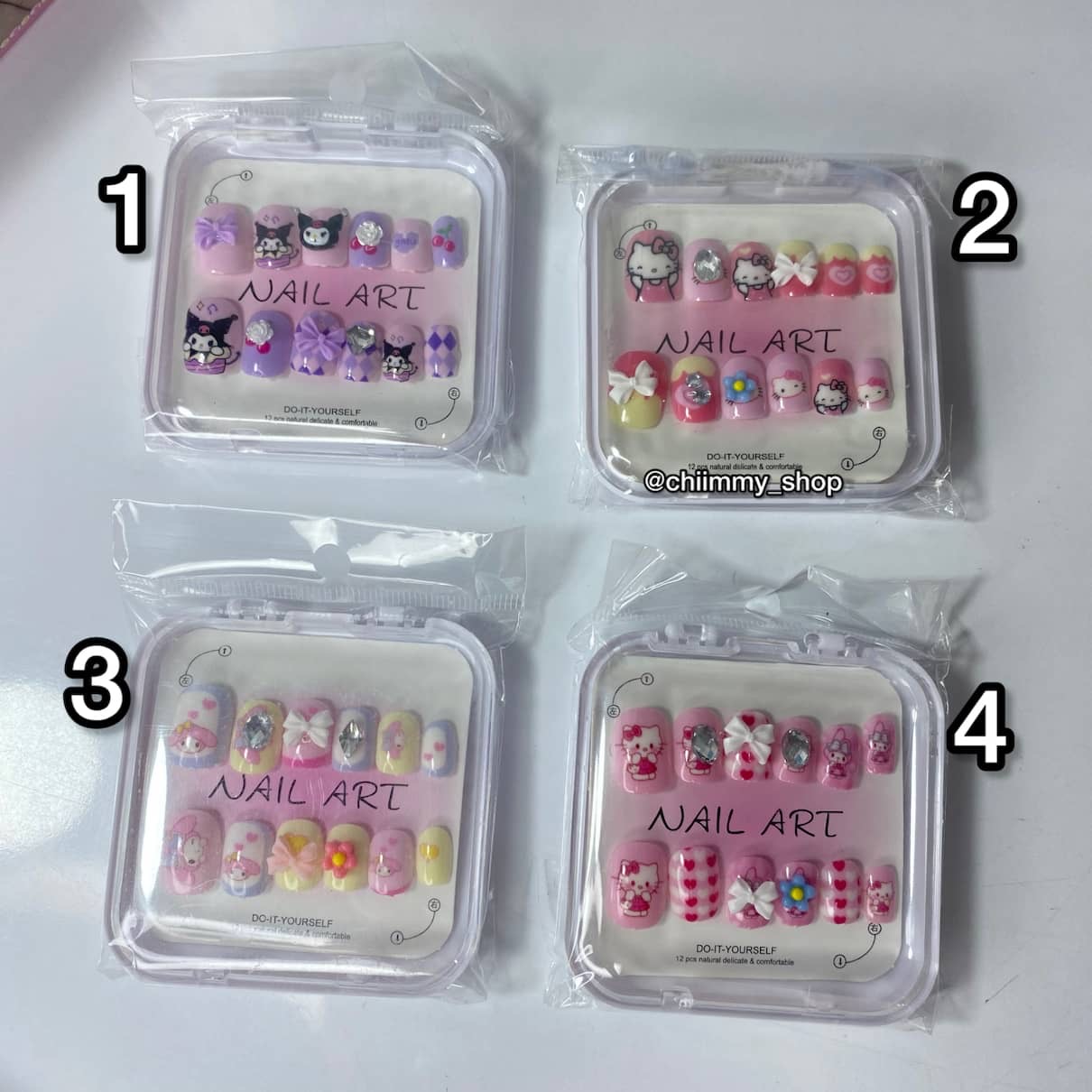 ناخن مصنوعی بچگانه سانریو