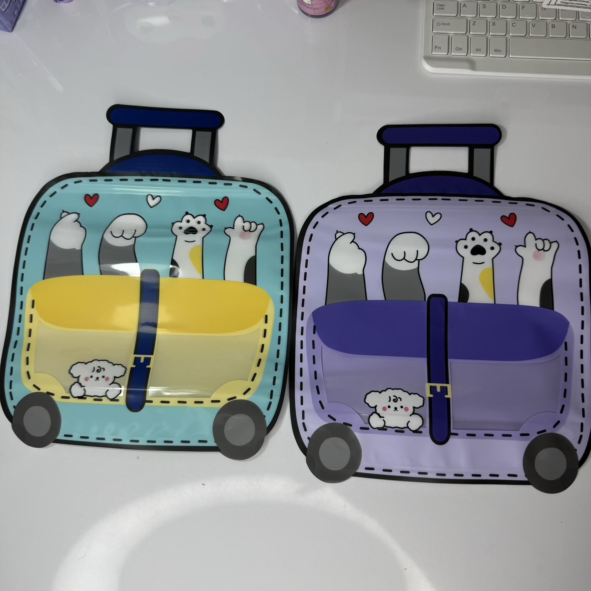 زیپ کیپ پلاستیکی گربه ای