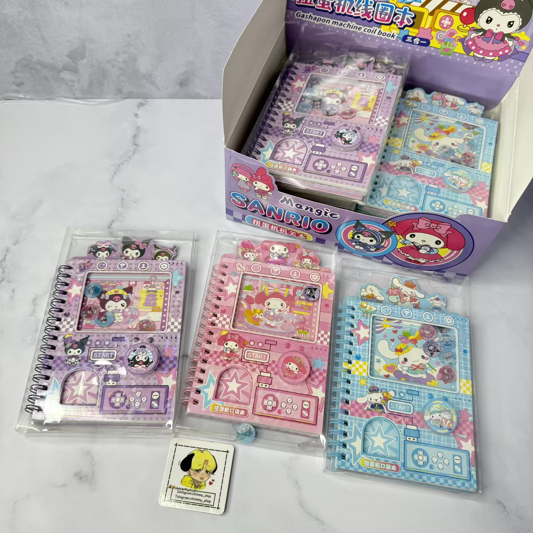 عمده دفترچه و استیکر سانریو