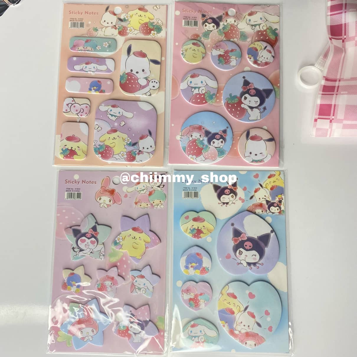 استیک نوت سانریو