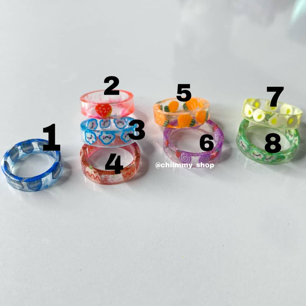 انگشتر رزینی