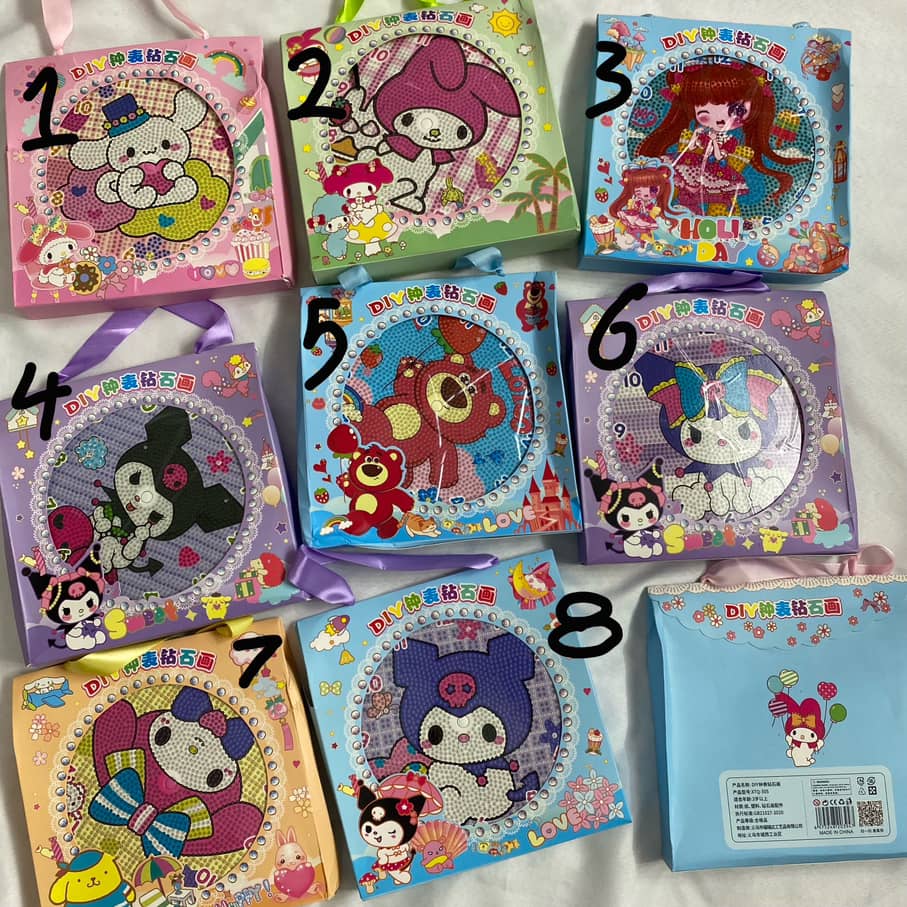 نقاشی الماسی ساعت