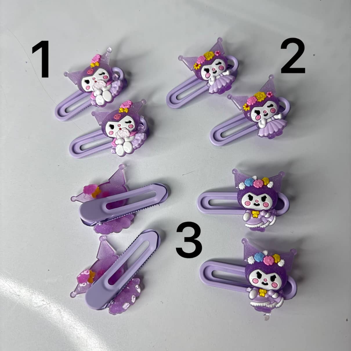 گیره مو کرومی