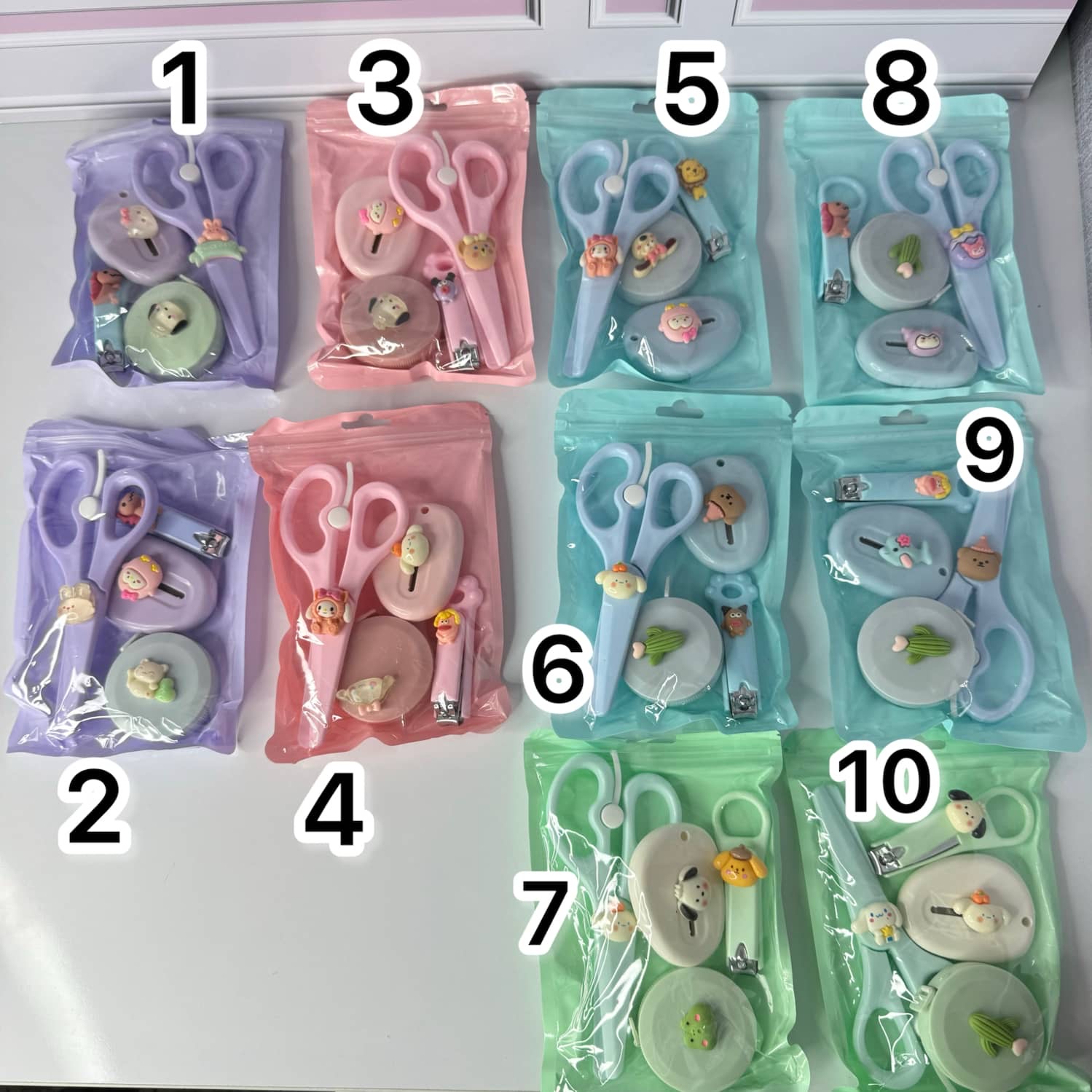 پک ۴تیکه قیچی