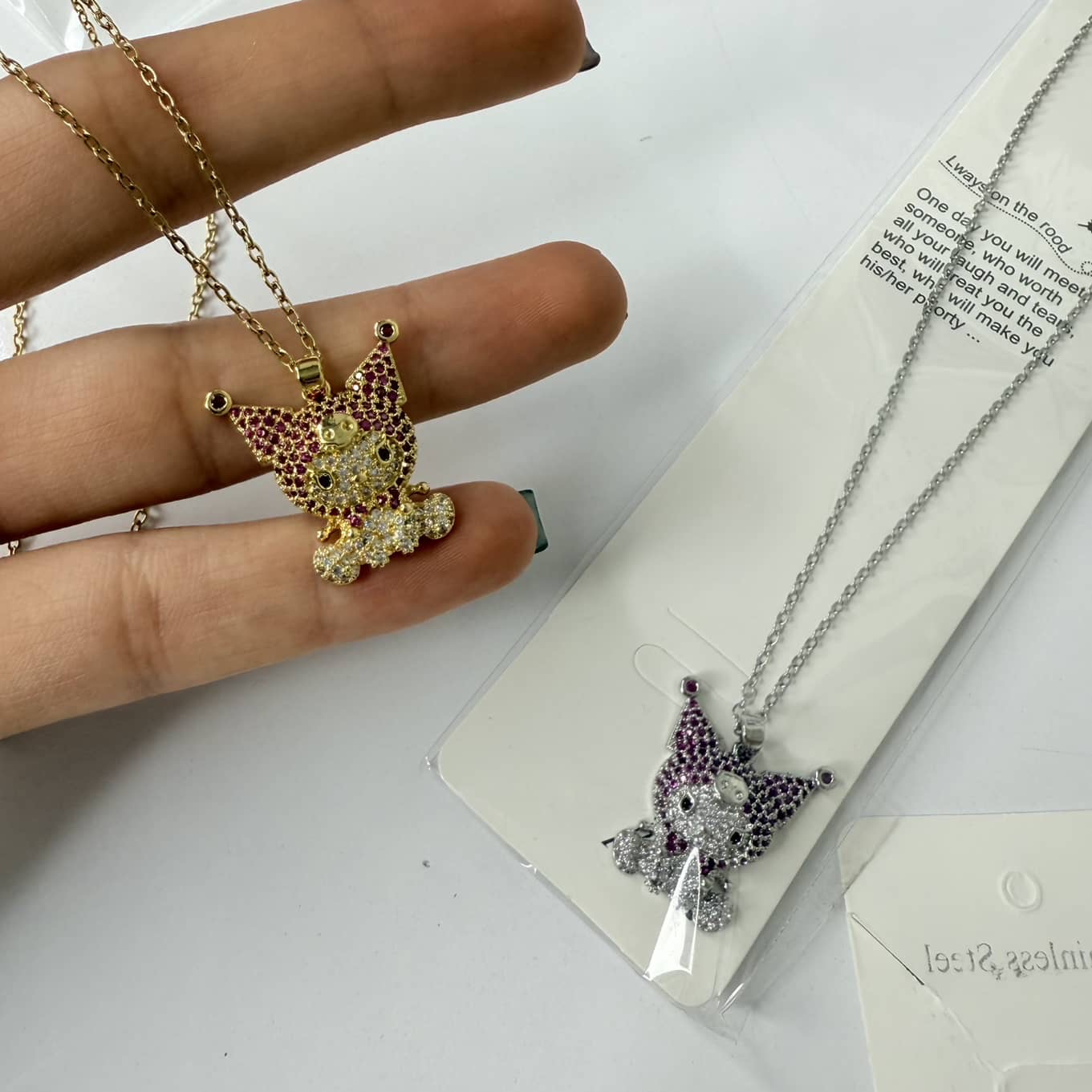 گردنبند نگینی کرومی