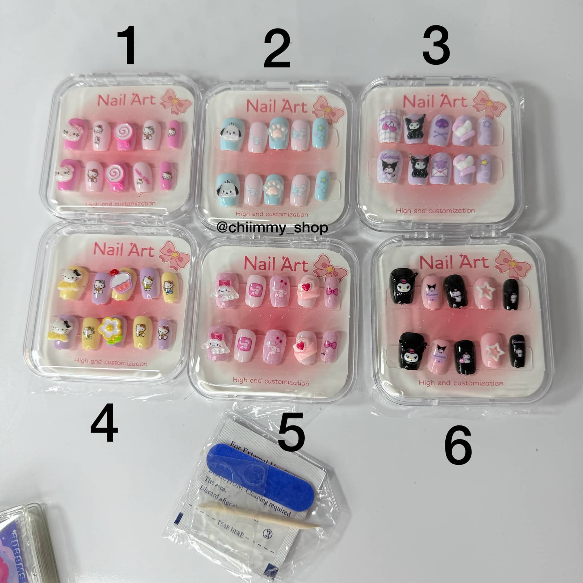 ناخن مصنوعی سانریو