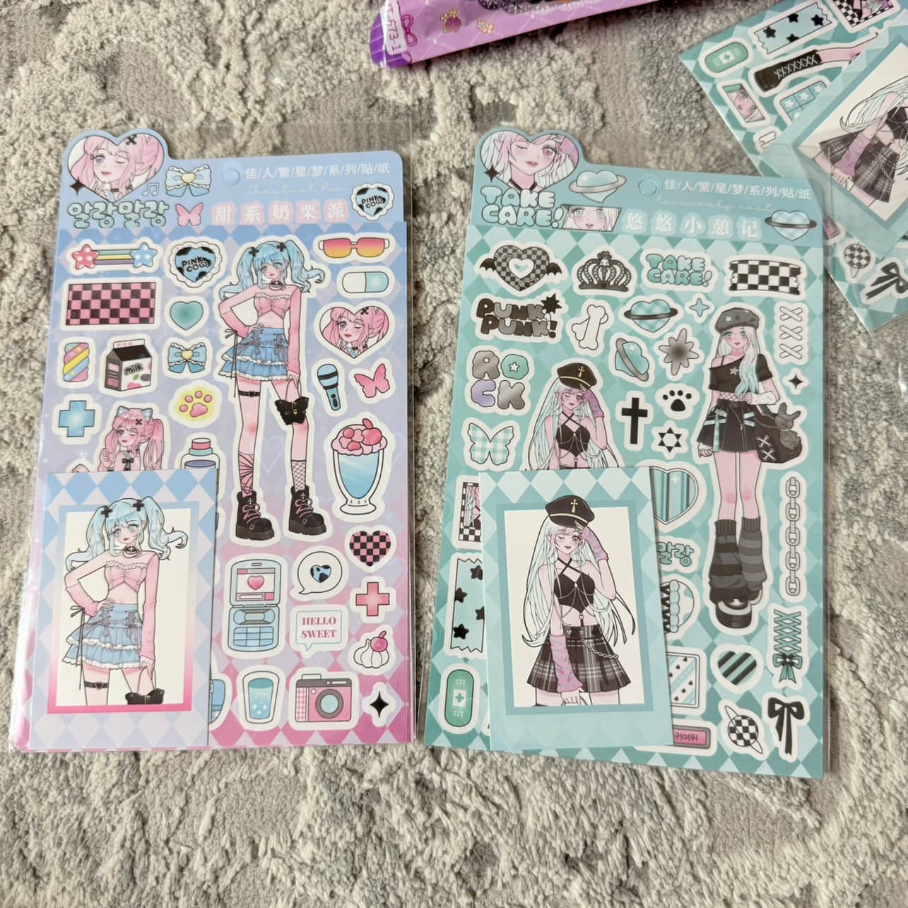 استیکر دختر