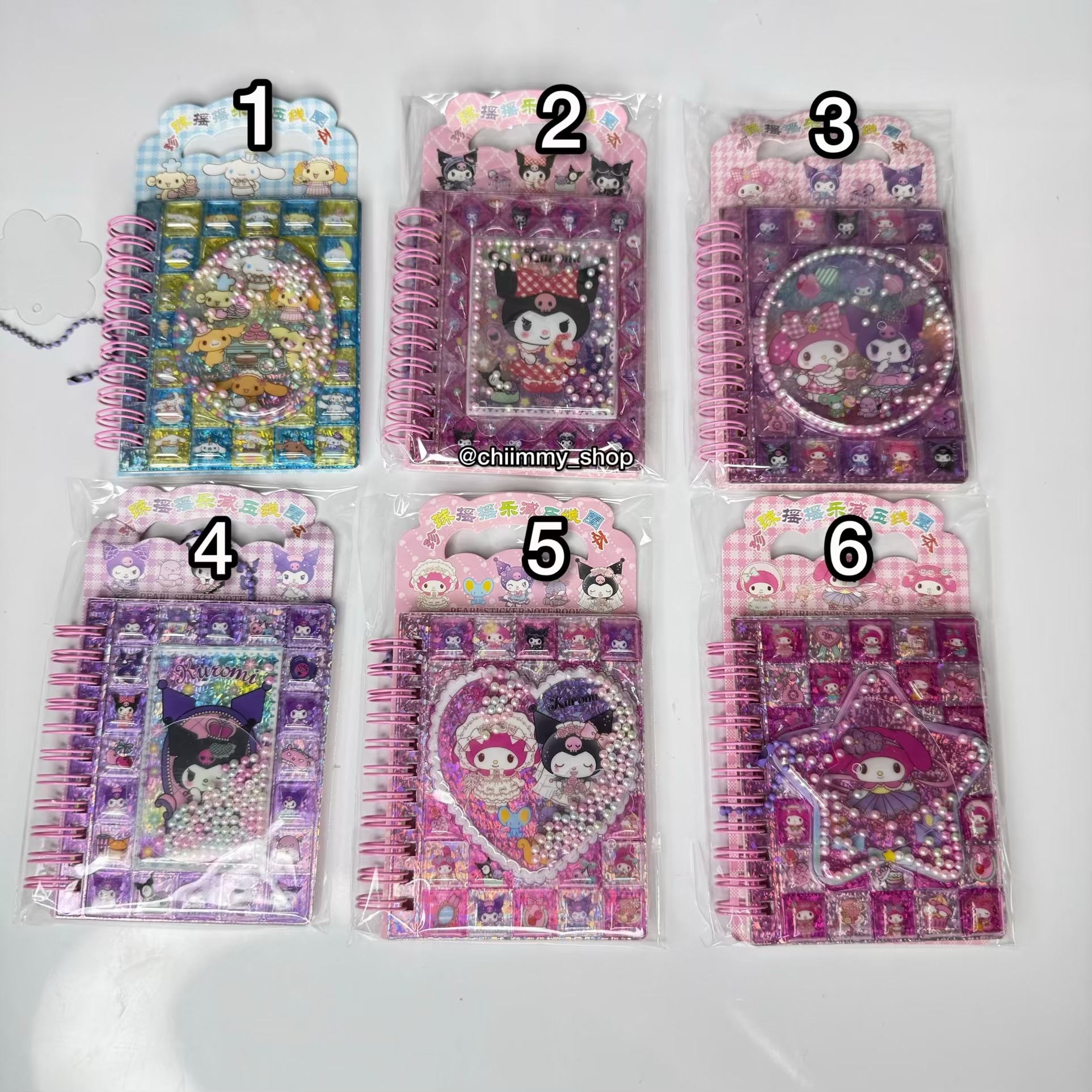 دفترچه و استیکر سانریو