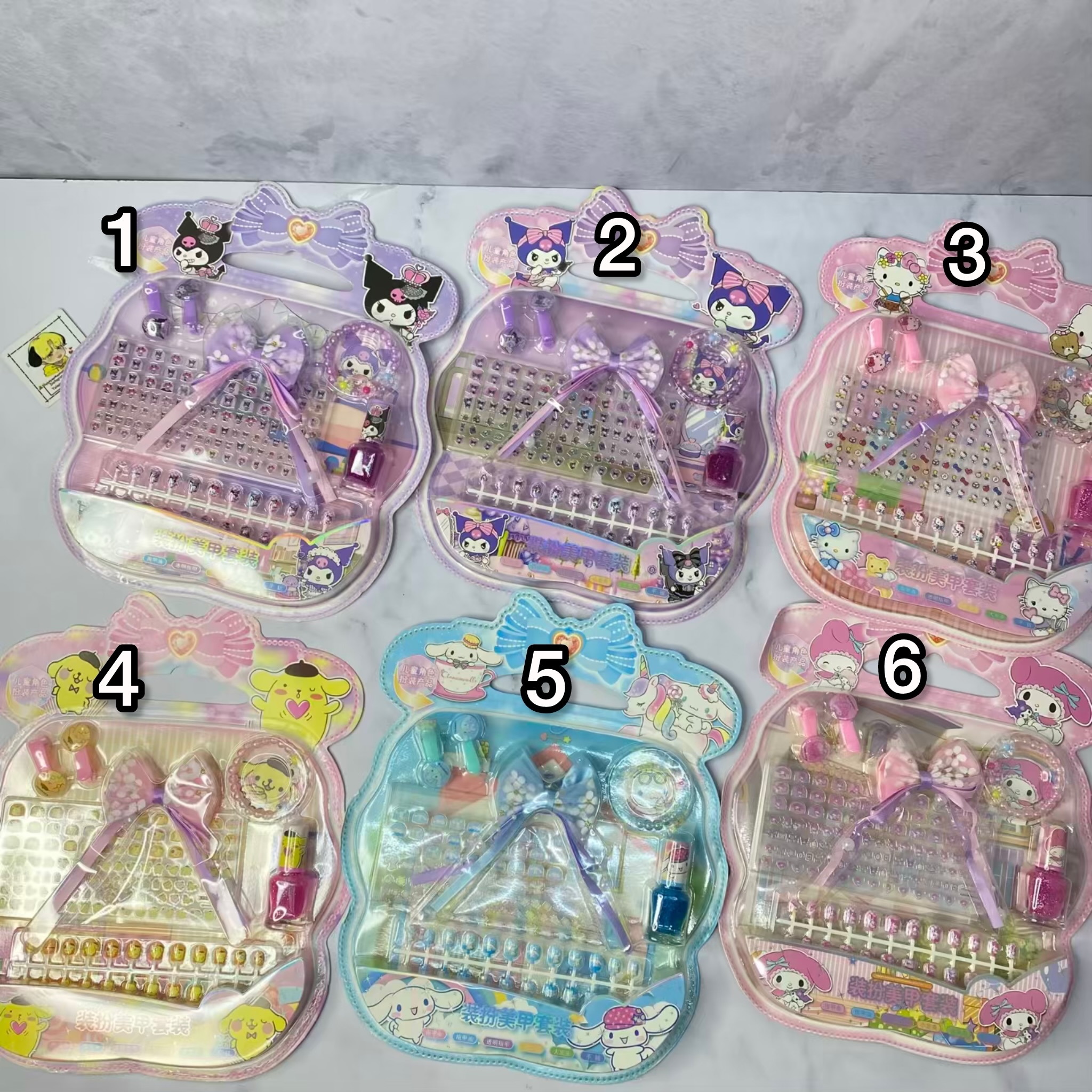 پک تزیین ناخن سانریو