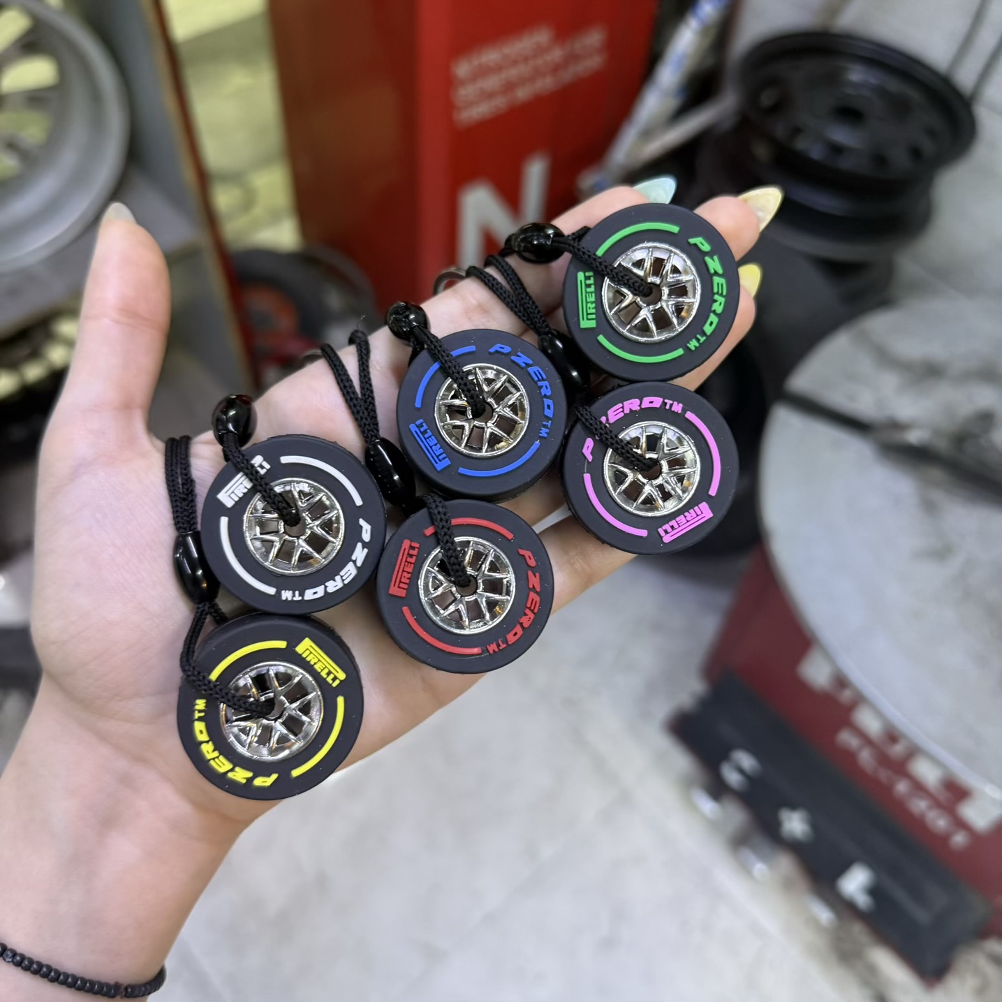 جاکلیدی لاستیک و رینگ
